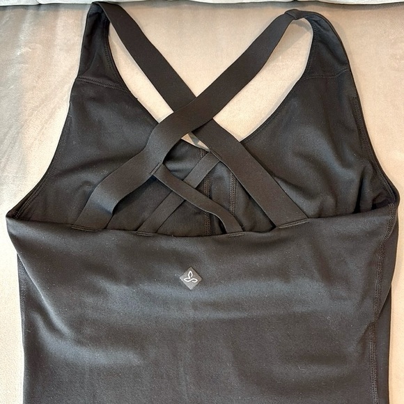 Prana Verana Yoga Support Tank Top Women’s Size XS in Black - EUC! - Picture 7 of 8